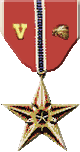 Bronze Star for Valor with Oak Leaf Cluster(2nd award)